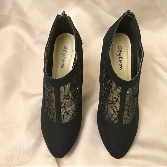 🌟 Styluxe - Black Billion Bootie - Picture 3 of 8